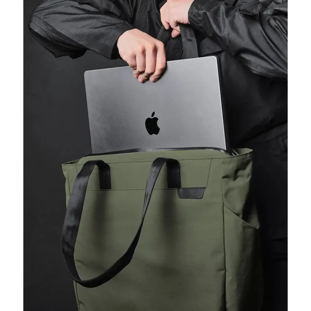 NWT Alpaka Metro Weather-Resistant Shopping Tote Laptop Bag Green | Axoflux 210D